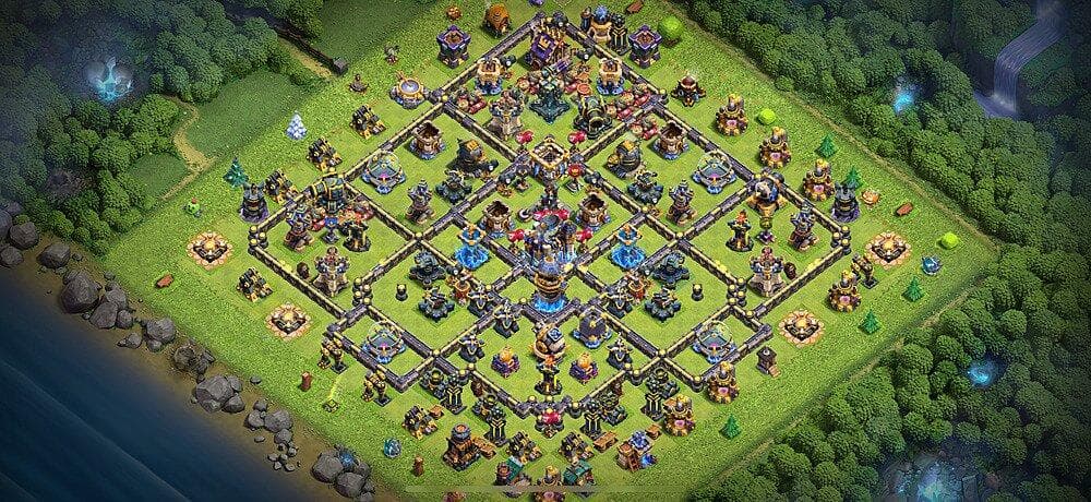 TH18 Ultimate Hybrid Base – Resource & Trophy Guard