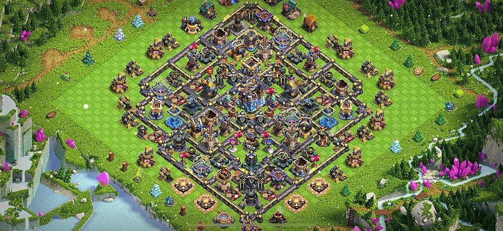 TH18 Layered Farming Fortress – Maximum Loot Security