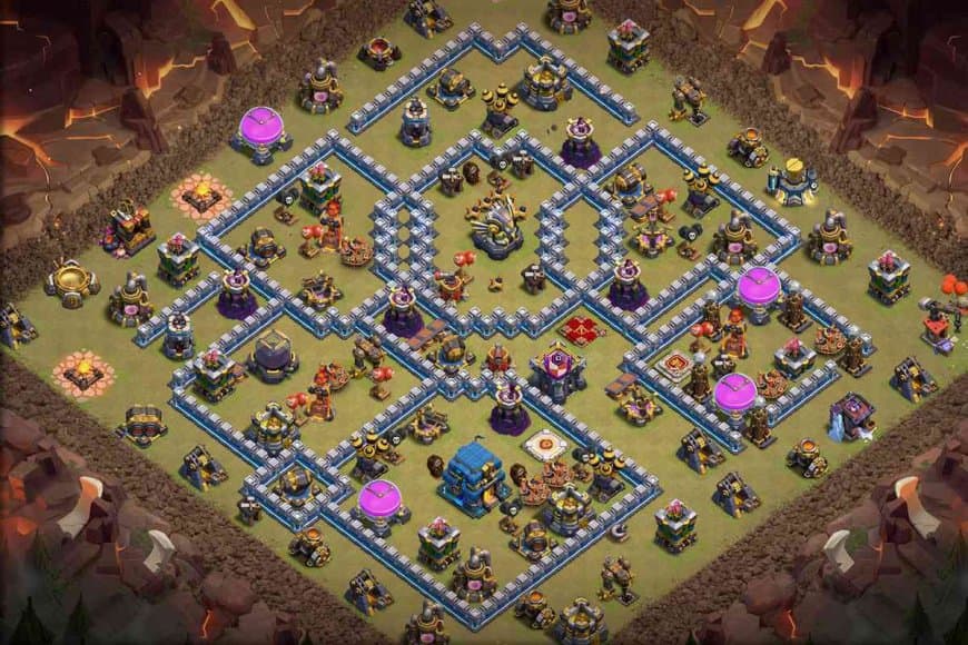 TH12 War Base – Heavy Core Stronghold