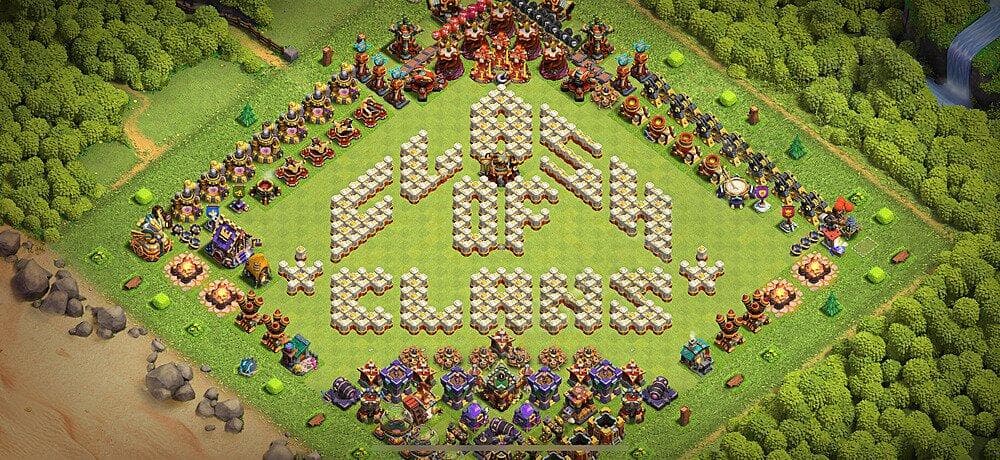 TH16 'Clash of Clans' Wall Art – Iconic Creative Layout