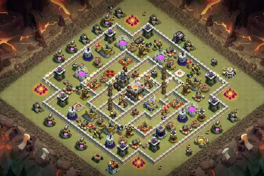 TH11 War Base – Elite 3-Star Defence