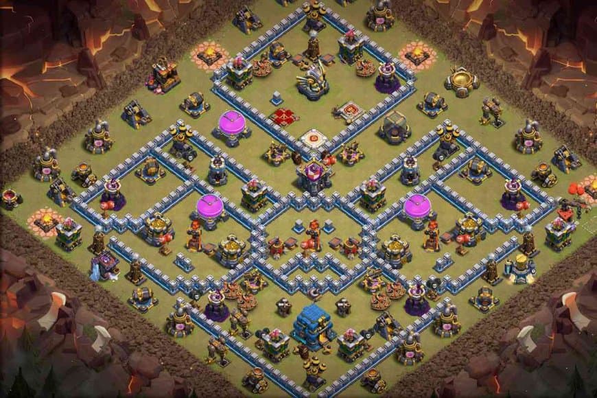 TH12 War Base – Advanced Anti-3-Star Layout