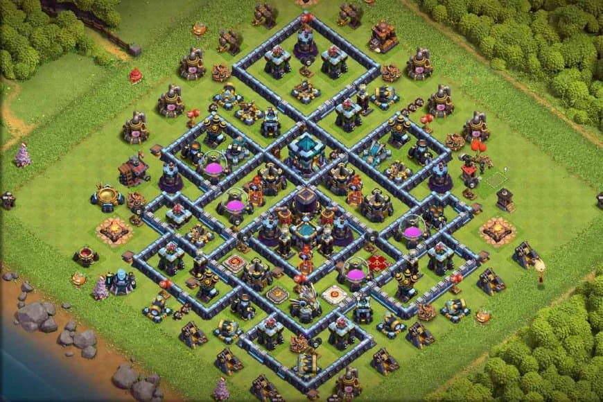 TH13 Farming Base – Resource Protection Layout