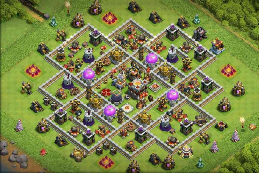 TH11 Farming Base – Secure Resource Layout
