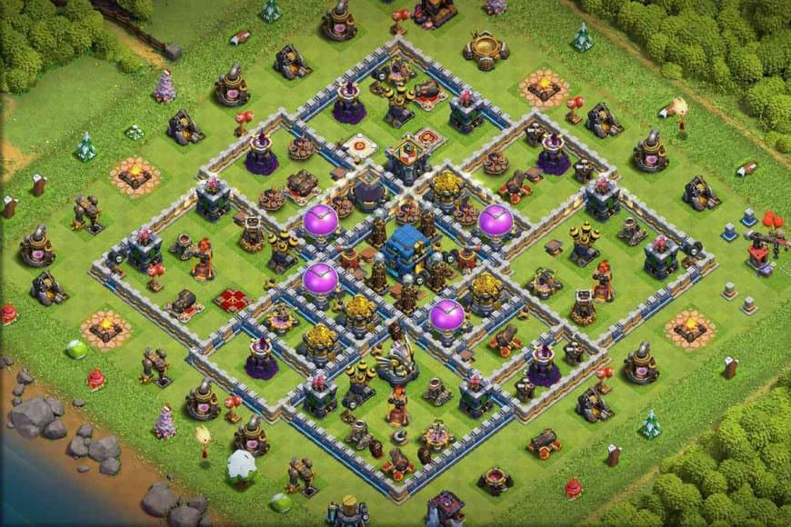 TH12 Farming Base – Secure Loot Layout