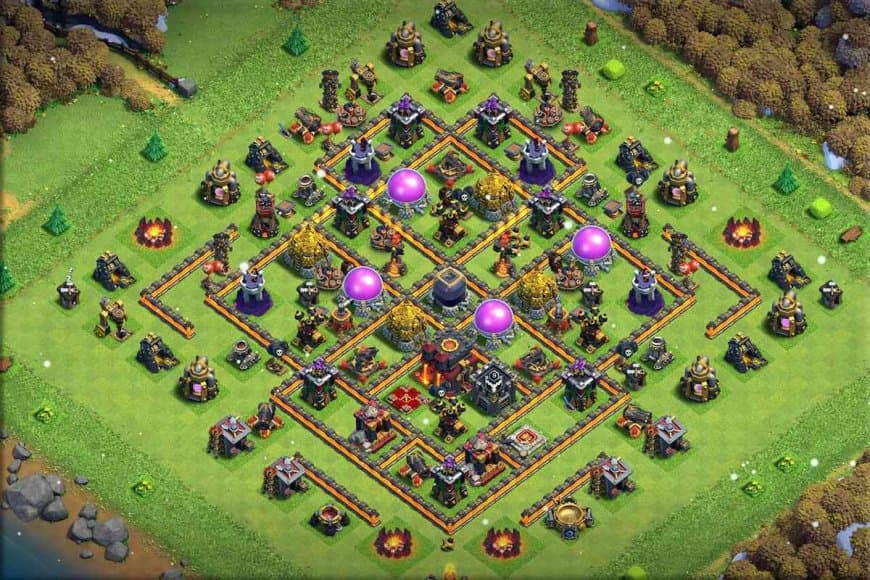 TH10 Farming Base – Deep Core Resource Shield