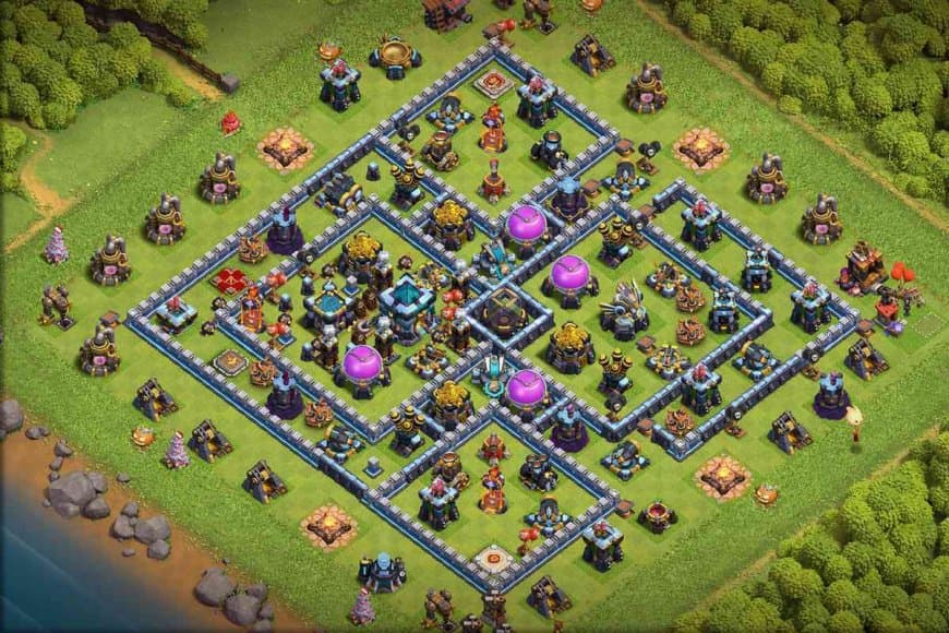 TH13 Farming Base – Resource Protection Layout