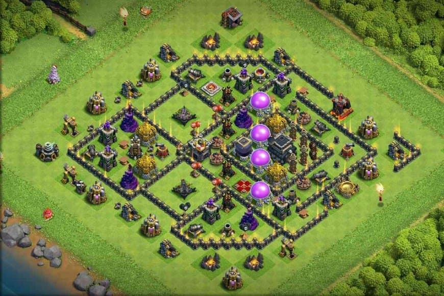 TH9 Farming Base – Deep Resource Core