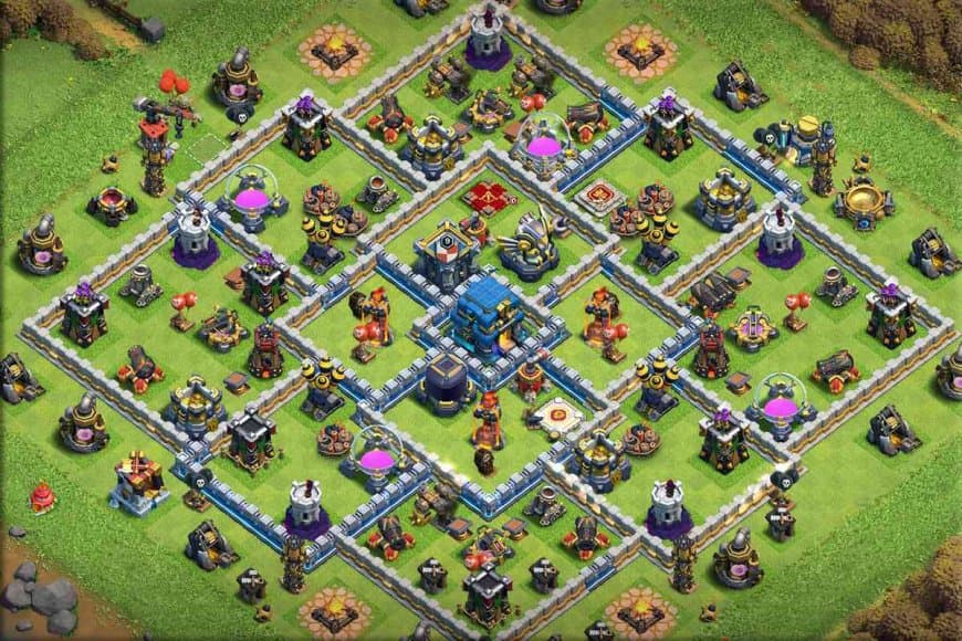 TH12 Defense Base – Stronghold Layout
