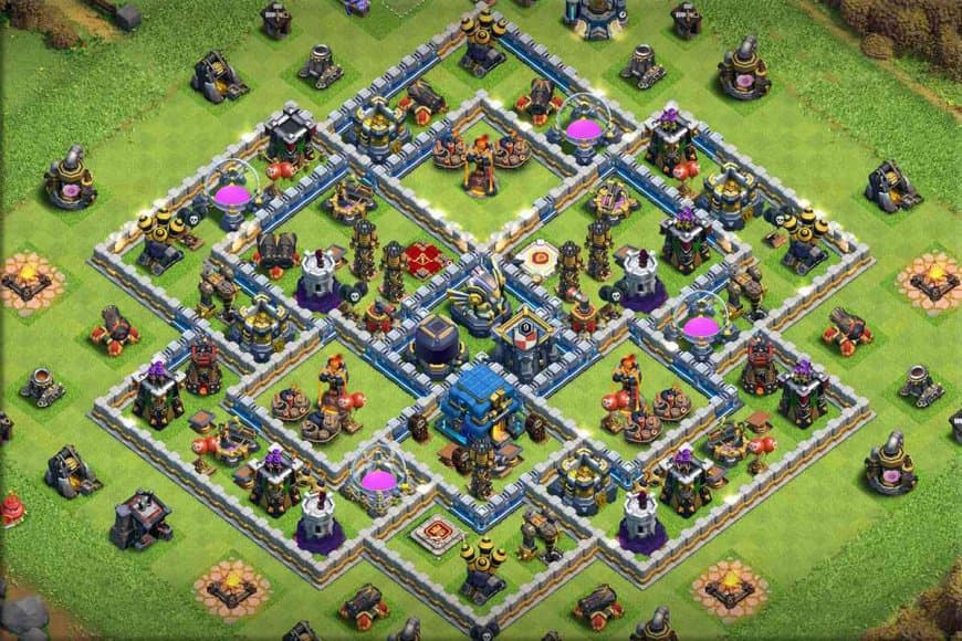 TH12 Defense Base – War-Ready Fortress Layout