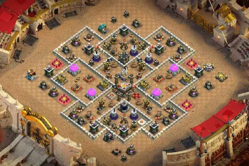 TH11 Anti-2-Star Base – Strong Core Protection