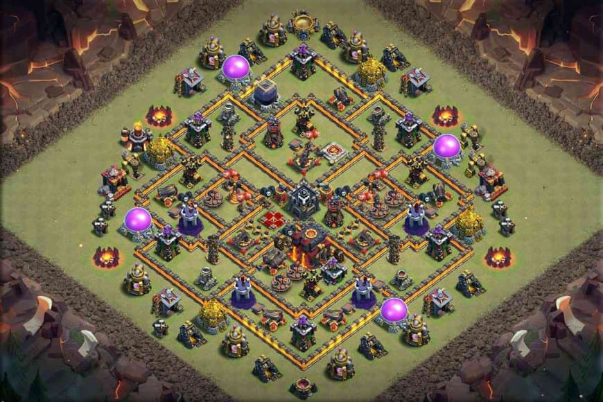 TH10 Anti-2-Star Base – Elite Two-Star Defence