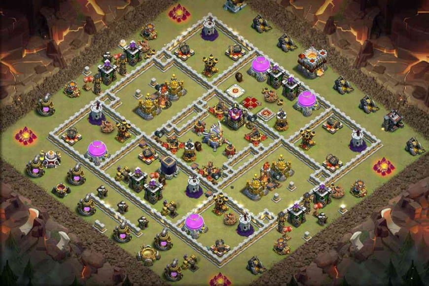 TH11 Anti-3-Star Base – Strategic Core Defence